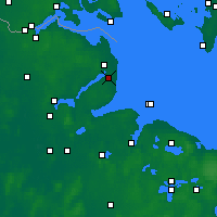 Nearby Forecast Locations - Karby - Map