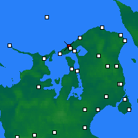 Nearby Forecast Locations - Liseleje - Map