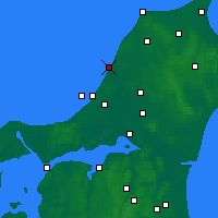 Nearby Forecast Locations - Løkken - Map