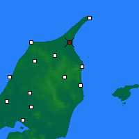 Nearby Forecast Locations - Ålbæk - Map
