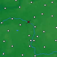 Nearby Forecast Locations - Oborniki - Map