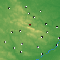 Nearby Forecast Locations - Bodzentyn - Map