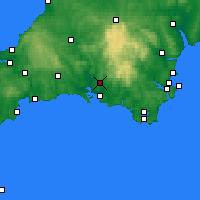 Nearby Forecast Locations - Plymouth - Map