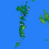 Nearby Forecast Locations - Hebrides N - Map