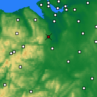 Nearby Forecast Locations - Wrexham - Map