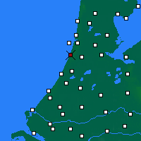 Nearby Forecast Locations - Zandvoort - Map