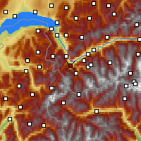 Nearby Forecast Locations - Martigny - Map