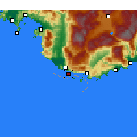 Nearby Forecast Locations - Patara - Map