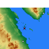 Nearby Forecast Locations - Tawila - Map