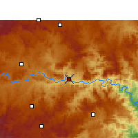 Nearby Forecast Locations - Pevensey - Map