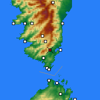 Nearby Forecast Locations - Porto-Vecchio - Map