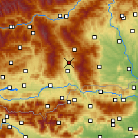 Nearby Forecast Locations - Wolfsberg - Map