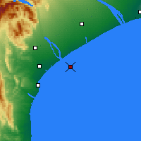 Nearby Forecast Locations - Canterbury Bight - Map