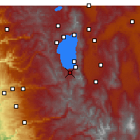 Nearby Forecast Locations - South Lake Tahoe - Map