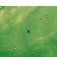 Nearby Forecast Locations - LaGrange Callaway Airport - Map