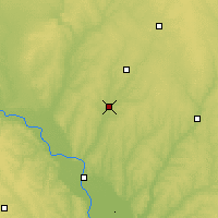 Nearby Forecast Locations - Le Mars - Map