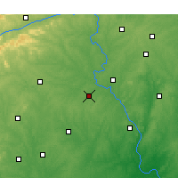 Nearby Forecast Locations - Rowan Mills - Map