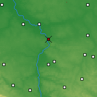Nearby Forecast Locations - Puławy - Map
