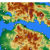 Nearby Forecast Locations - Aigio - Map
