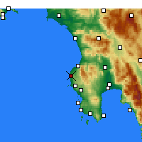 Nearby Forecast Locations - Filiatra - Map
