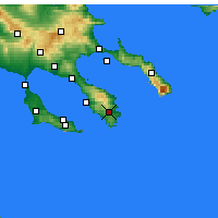 Nearby Forecast Locations - Sykia - Map