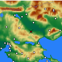 Nearby Forecast Locations - Nigrita - Map