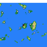 Nearby Forecast Locations - Agkairia - Map