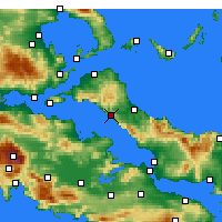Nearby Forecast Locations - Limni - Map