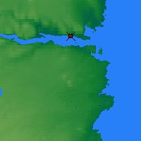 Nearby Forecast Locations - Kangirsuk - Map