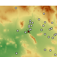 Nearby Forecast Locations - Goodyear - Map