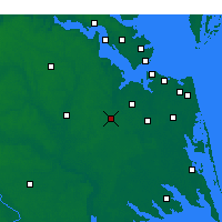 Nearby Forecast Locations - Suffolk - Map
