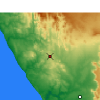 Nearby Forecast Locations - Bitterfontein - Map