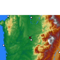 Nearby Forecast Locations - Istmina - Map