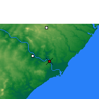 Nearby Forecast Locations - Penedo - Map