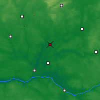 Nearby Forecast Locations - Précigné - Map