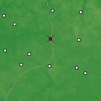 Nearby Forecast Locations - Siemianówka - Map