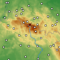 Nearby Forecast Locations - Špindlerův Mlýn - Map