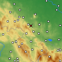 Nearby Forecast Locations - Bielawa - Map