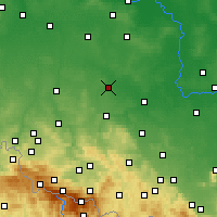 Nearby Forecast Locations - Chojnów - Map