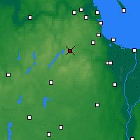 Nearby Forecast Locations - Kartuzy - Map