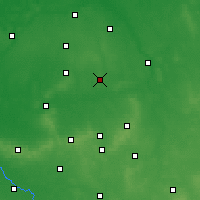 Nearby Forecast Locations - Ostrów Wielkopolski - Map