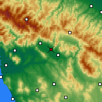 Nearby Forecast Locations - Prato - Map