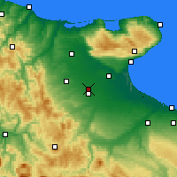 Nearby Forecast Locations - Foggia - Map