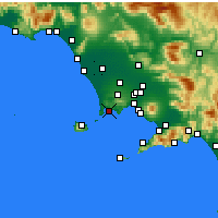 Nearby Forecast Locations - Pozzuoli - Map