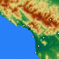 Nearby Forecast Locations - Massa - Map
