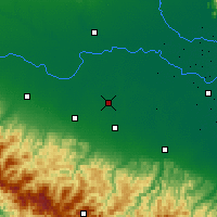 Nearby Forecast Locations - Carpi - Map