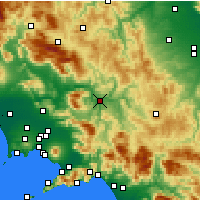 Nearby Forecast Locations - Benevento - Map