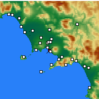 Nearby Forecast Locations - Portici - Map