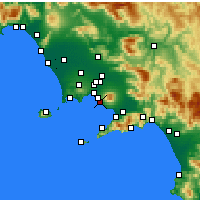 Nearby Forecast Locations - Ercolano - Map