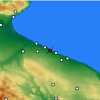 Nearby Forecast Locations - Bisceglie - Map